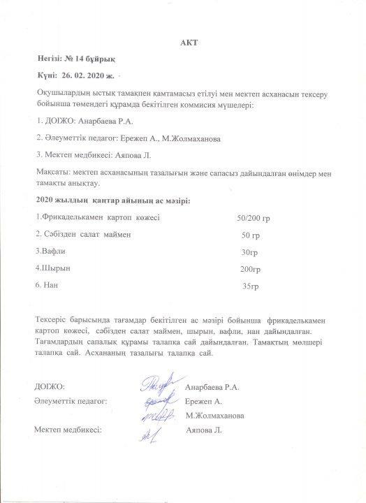 Бракераж комиссиясының құрамы