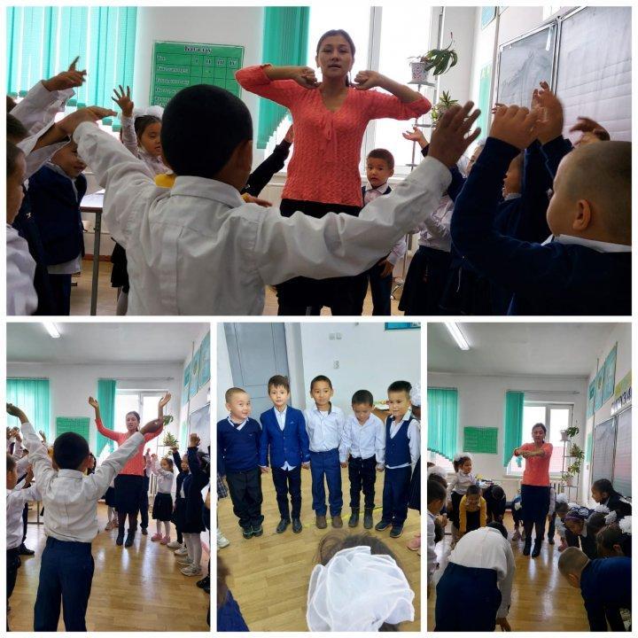 Мектеп психологі Ахметова Жания 1 сынып оқушыларының мектенке бейімделуіне психологиялық жетекшілік ету мақсатында  мектепке бейімделу деңгейін арттыруға арналған ойын-жаттығулар өткізді.