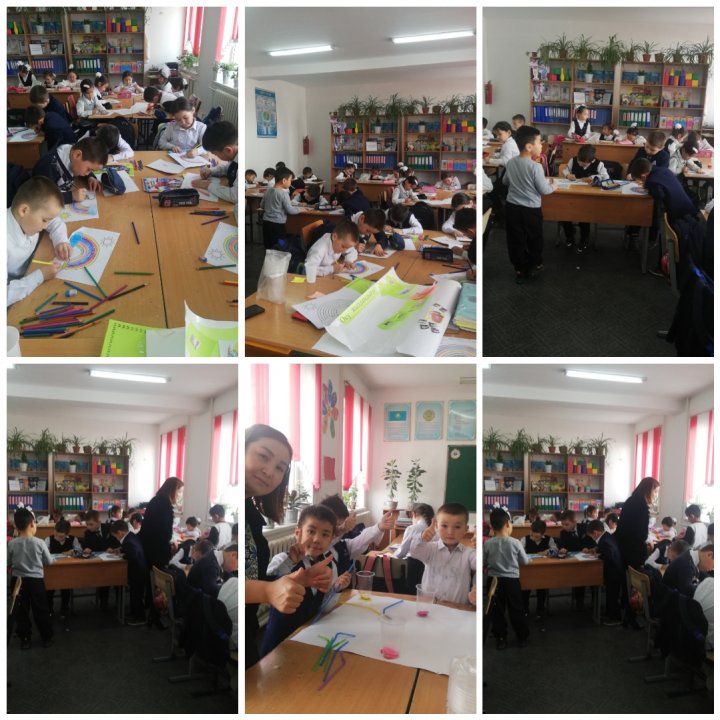 Мектеп психологы Д.Жүрекбаева 1 сынып оқушыларымен "Бақытты балалық шақ" атты тренинг жүргізді.