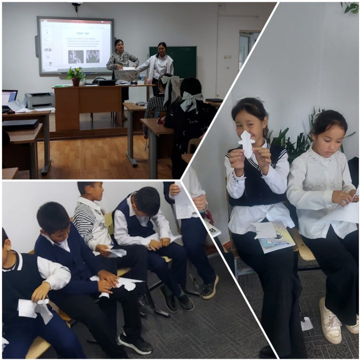 Мектеп психологі Ж.Т.Ахметова 6 сыныптар арасында "Қарым-қатынас" тренингін жүргізді