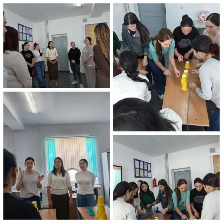 2024-2025 оқу жылында мектеп психологі Ж.Т.Ахметова  Жас мамандармен «Мен және менің мамандығым» тренингін өткізді.