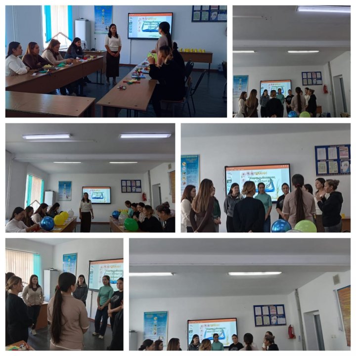 Мектеп психологі Ж.Т.Ахметова жас мамандармен "Мен және менің мамандығым» тақырыбында  тренинг өткізді.