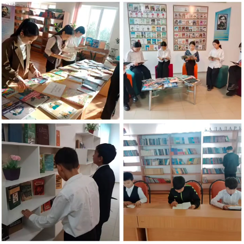 55 орта мектеп оқырмандарымен «Үнемі оқитын-табысты адам» атты таныстырылым болды.