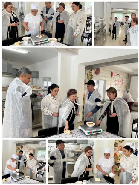 09.01.2025 жылы №55 орта мектебінде күн тәртібіндегі мәселе бойынша мектеп директоры Р.Д.Оразбай, ата- ана төреағасы Абдиев Ерлан және асхана бракераж комиссия мүшелерінің қатысуымен бракераж жасалды.