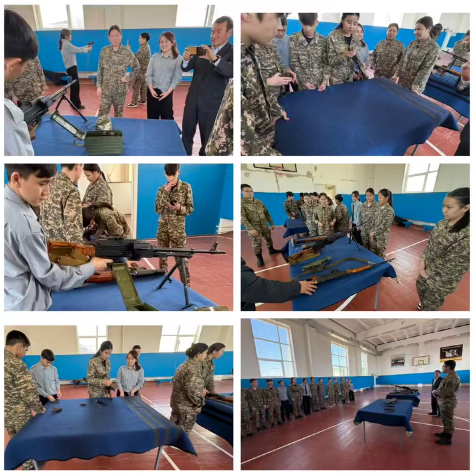 Шекара заставасының қару- жарағымен таныстыру.