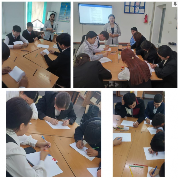 Мектеп психологі Ж.Т.Ахметова 11 сынып оқушыларынан «Мектеп бітіруші сені не алаңдатады?» сауалнамасын алды.