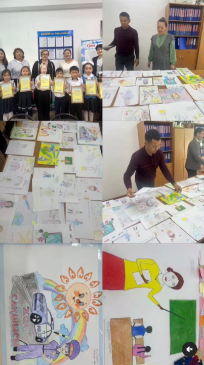 “Өскенде кім боласың тақырыбында?” 1-2 сыныптар арасында сурет байқауы өтті.