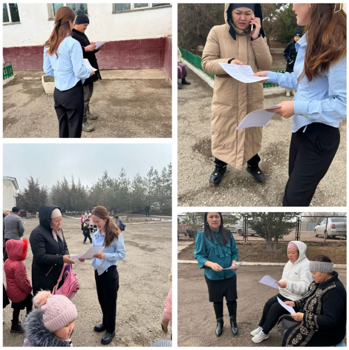 Психологиялық айлық барысында мектеп психологтары Ж.Т.Ахметова және З.О.Тажимуратова “Әр бала-бақытты болуға лайықты”тақырыбында ата-аналарға үнпарақтар таратылды.