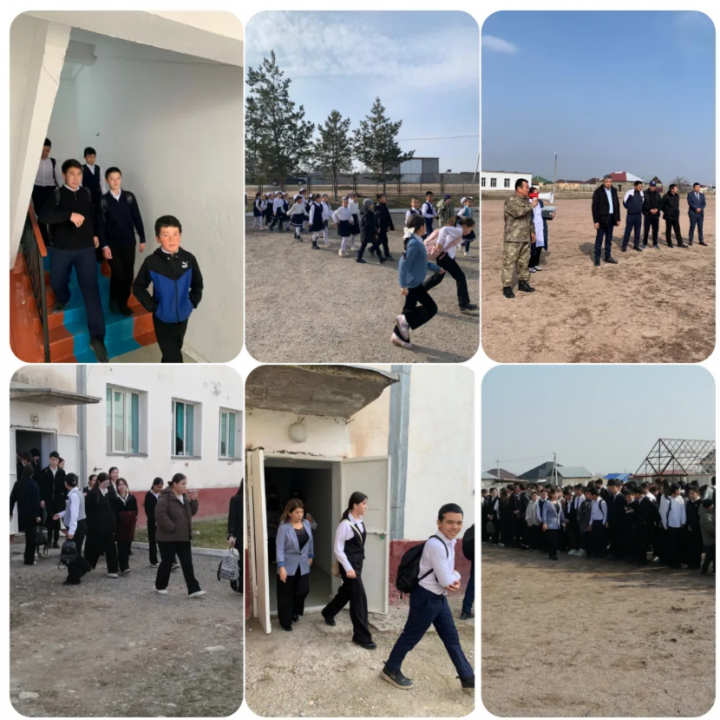 🔹2025 жылдың 20 ақпан күні “Жер сілкінісі”, “Өрт кезіндегі іс-әрекет” тақырыбында сейсможаттығу өткізілді. Іс-шараға педагогтар, кіші қызметкерлер және оқушылар қатысты.